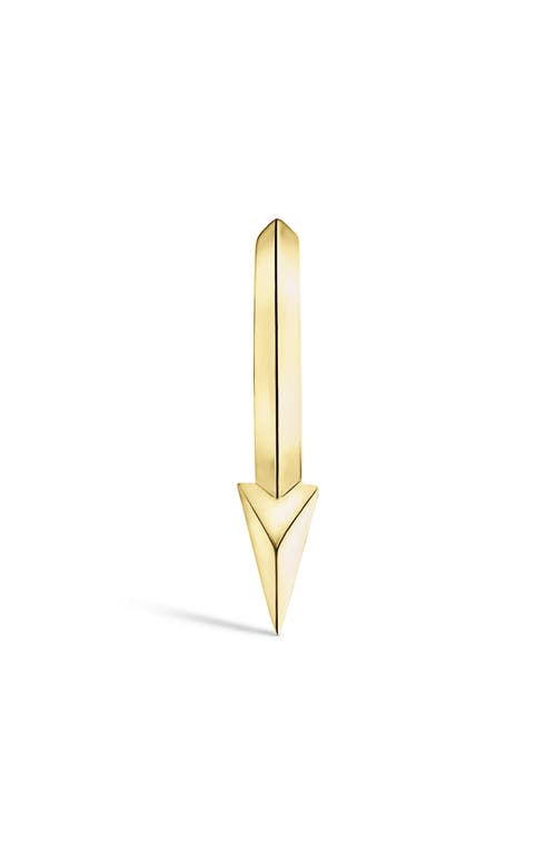 Maria Tash Single Spike Clicker Earring In Yellow Gold