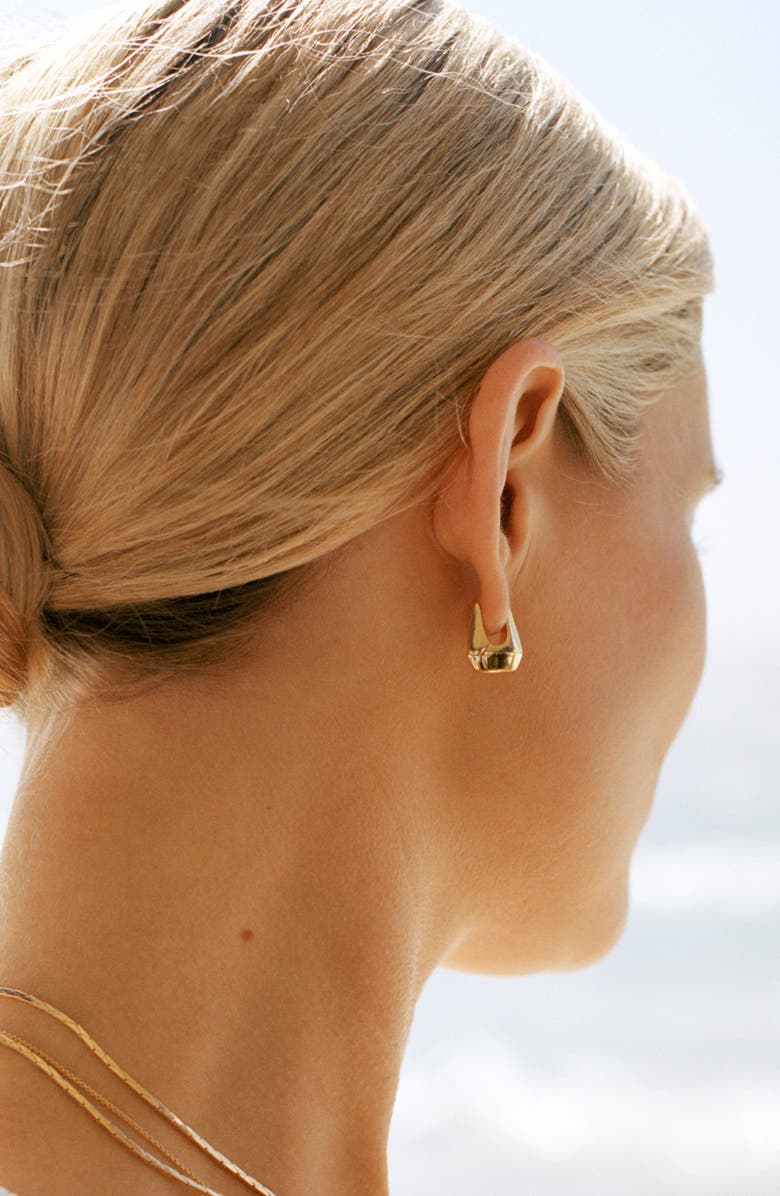 Missoma Lucy Williams Arco Small Hoop Earrings, Alternate, color,