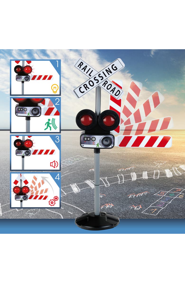 Theo Klein Train Crossing Traffic Light Cycle, Alternate, color, Multicolored