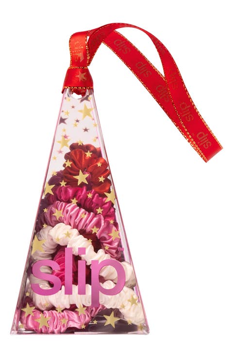 4-Pack Pure Silk Skinny Scrunchies Ornament (Limited Edition)