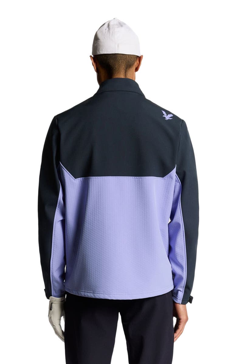 Lyle & Scott Golf Half Zip Windjammer Jacket, Alternate, color, Moonlight/ Dark Navy