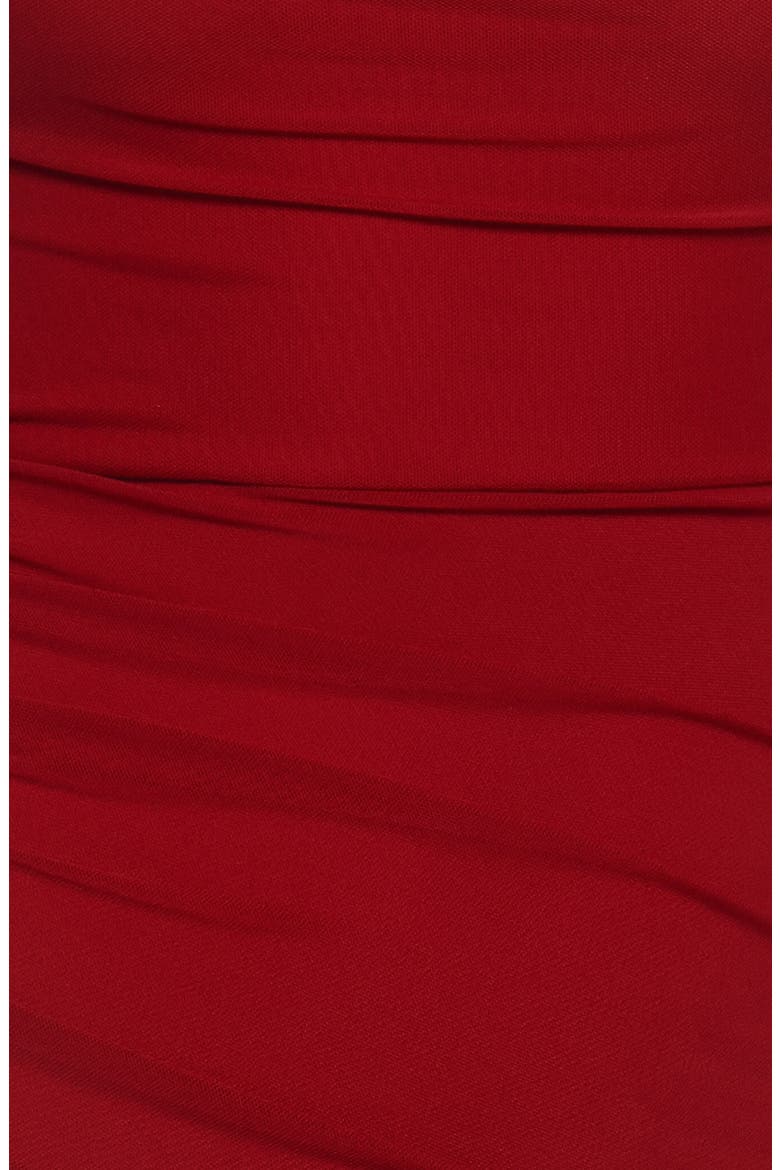 Eira Ruched Sleeveless Maxi Dress, Alternate, color, WINE