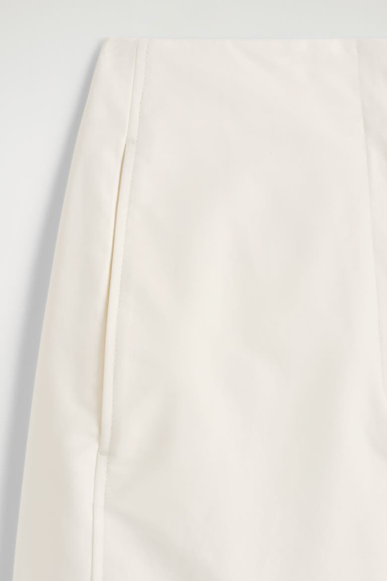 Pima Cotton Barrel-Leg Pants, Alternate, color, WHITE