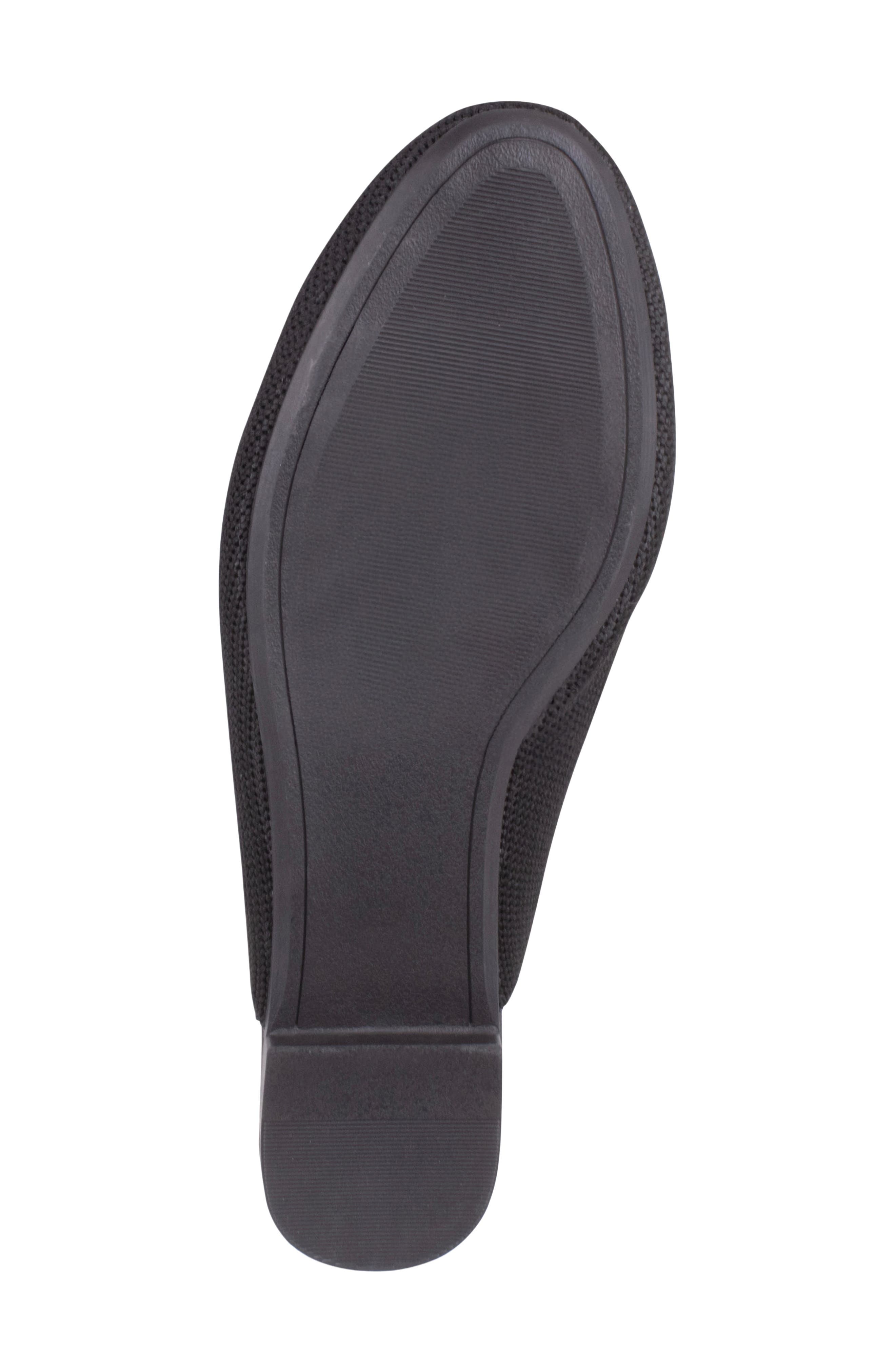 Tahari Augustine Bit Loafer Mule, Alternate, color, Black/Black