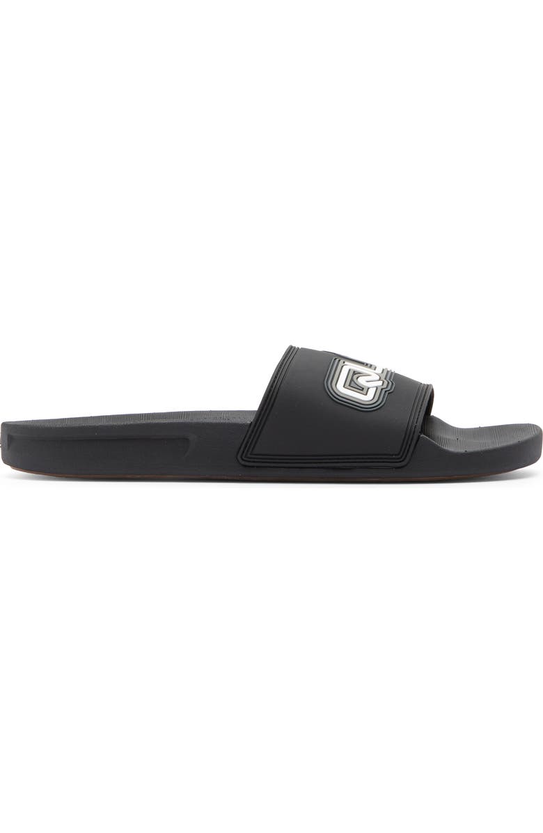 Quiksilver Rivi Wordmark Slide Sandal, Alternate, color,