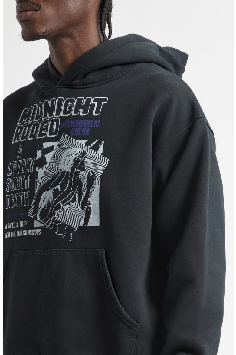 American Exxtasy Graphic Hoodie, Alternate, color, BLACK