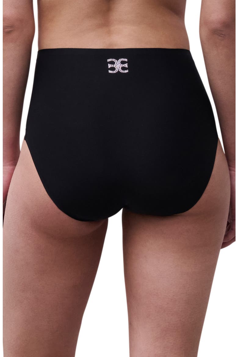 Soft Stretch High Waist Briefs, Alternate, color, MIDNIGHT MONOGRAM