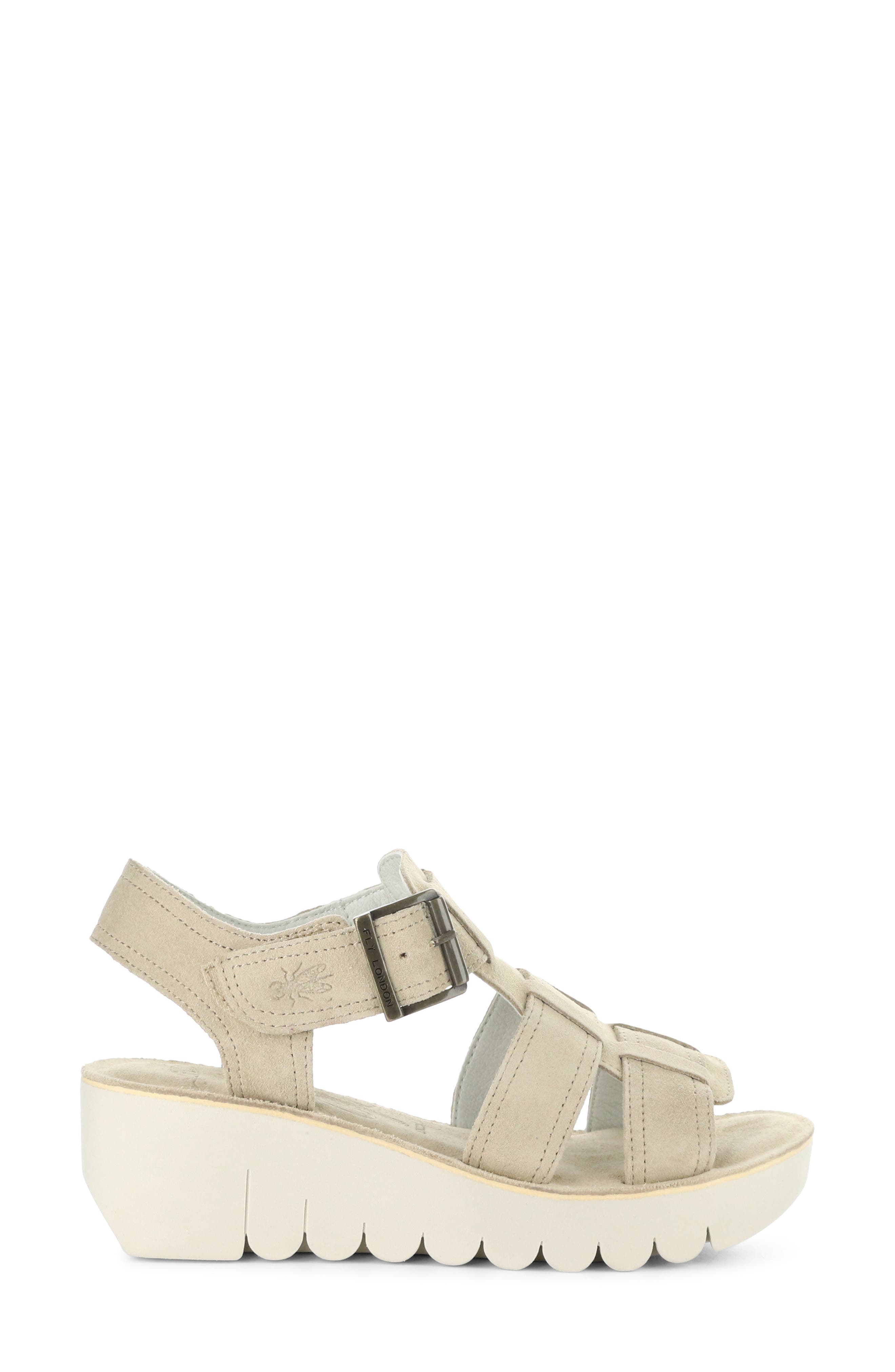 Yudd Platform Wedge Sandal, Alternate, color, TAUPE