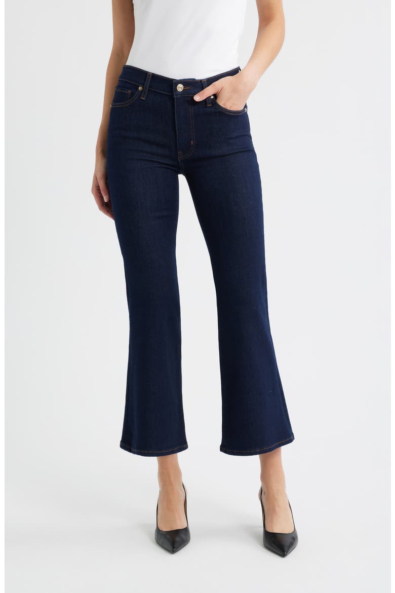 The Pixie Icon High Waist Flare Jeans, Main, color, RINSE