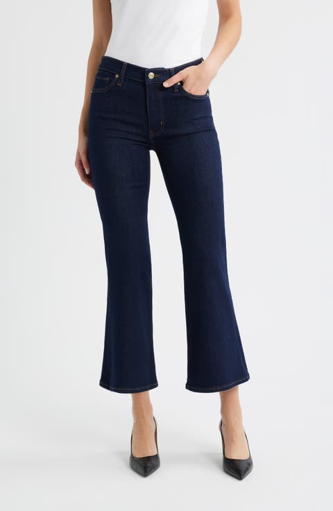 The Pixie Icon High Waist Flare Jeans (Rinse) (Petite)