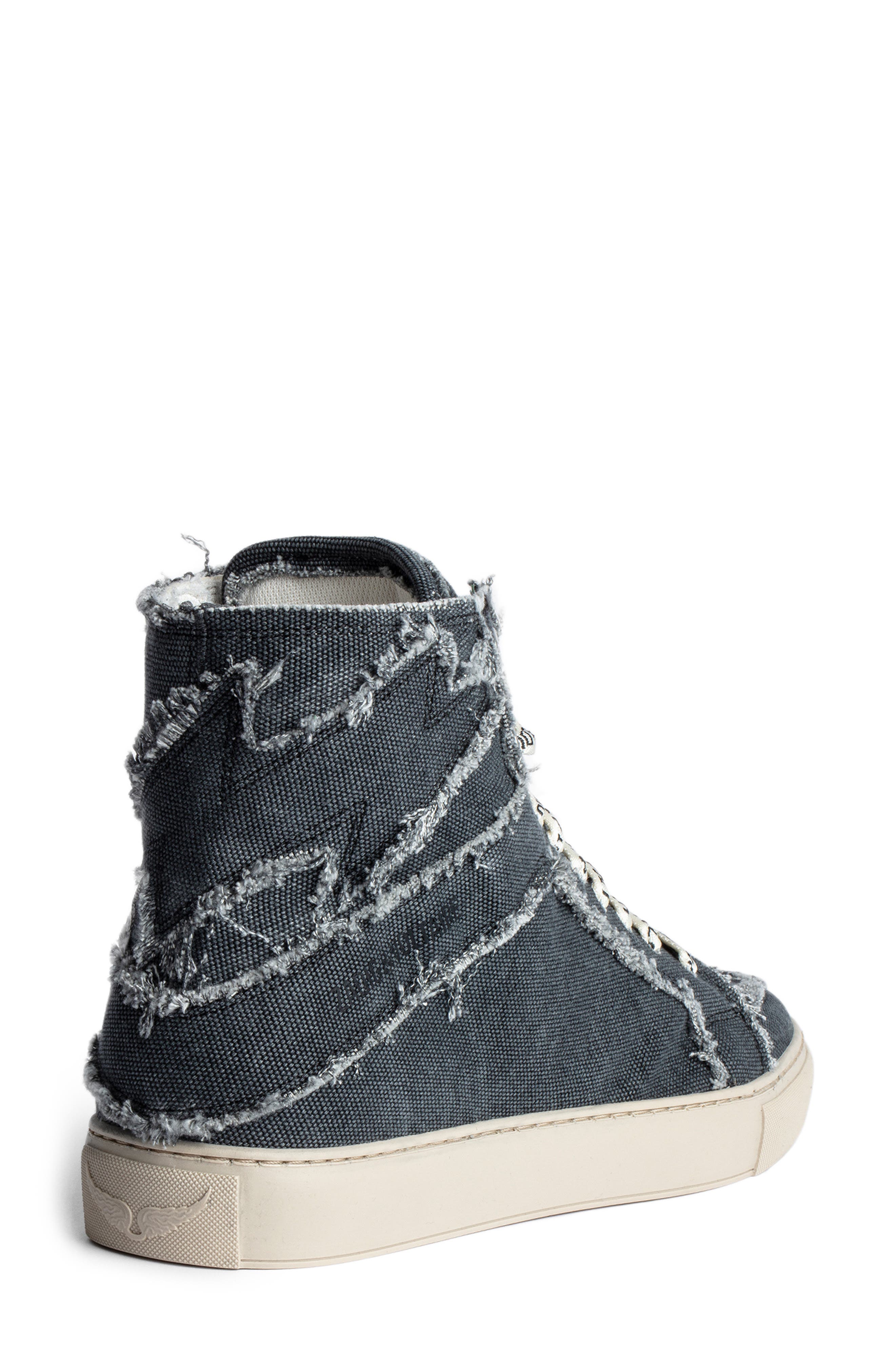 Zadig & Voltaire Flash High Top Sneaker, Alternate, color, 