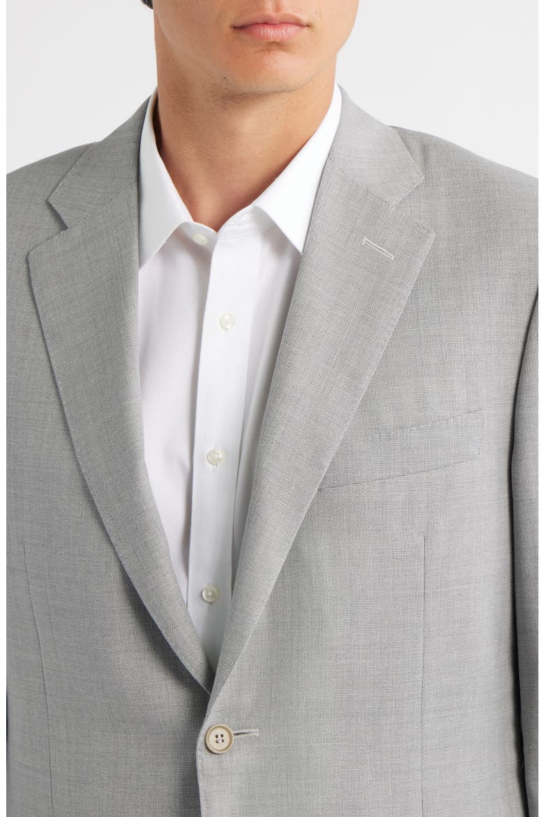 Siena Regular Fit Impeccable Super 130s Wool Suit Jacket, Alternate, color, LIGHT GREY