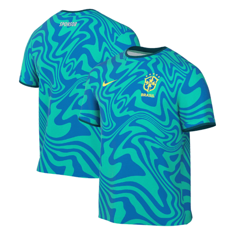 Men's Nike Green Brazil National Team 2026 Academy Pro Pre-Match Top