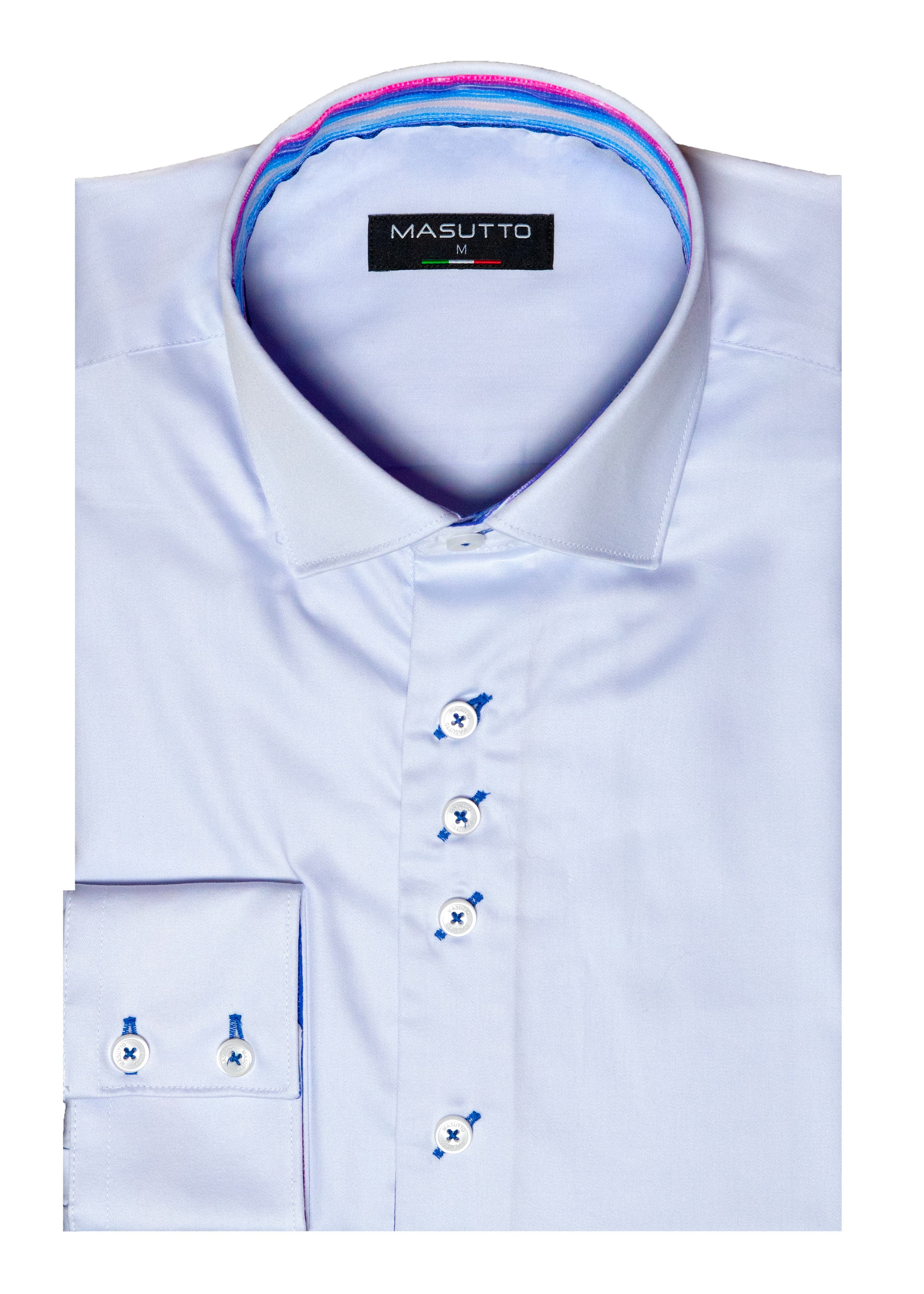 Lian Solid 3 Button-Up Long Sleeve Shirt - image 3