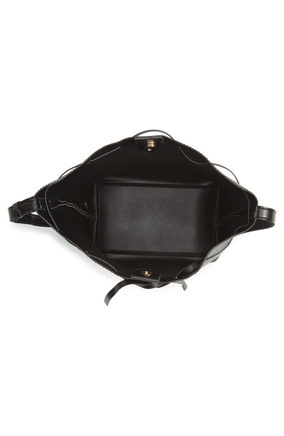 Sole Society 'Blackwood' Faux Leather Bucket Bag, Alternate, color, 