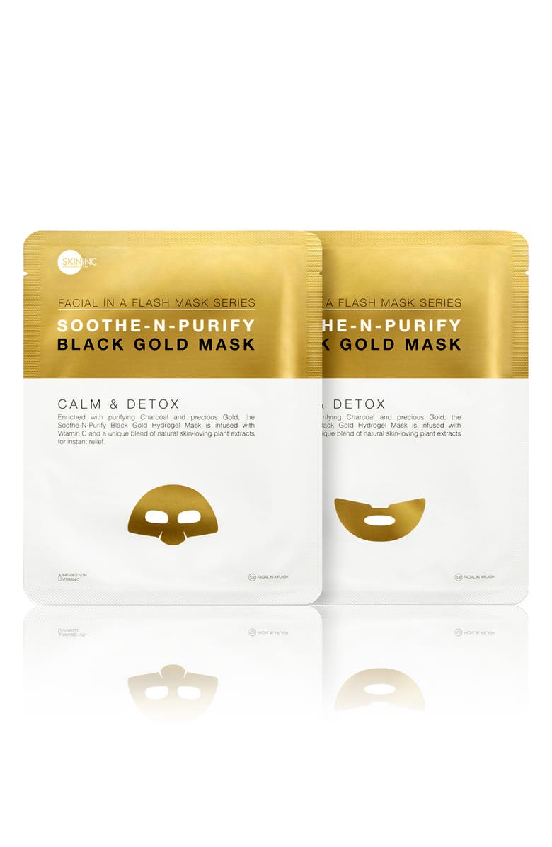 SKIN INC<sup>®</sup> SUPPLEMENT BAR Skin Inc. Soothe-n-Purify Black Gold Mask, Main, color,