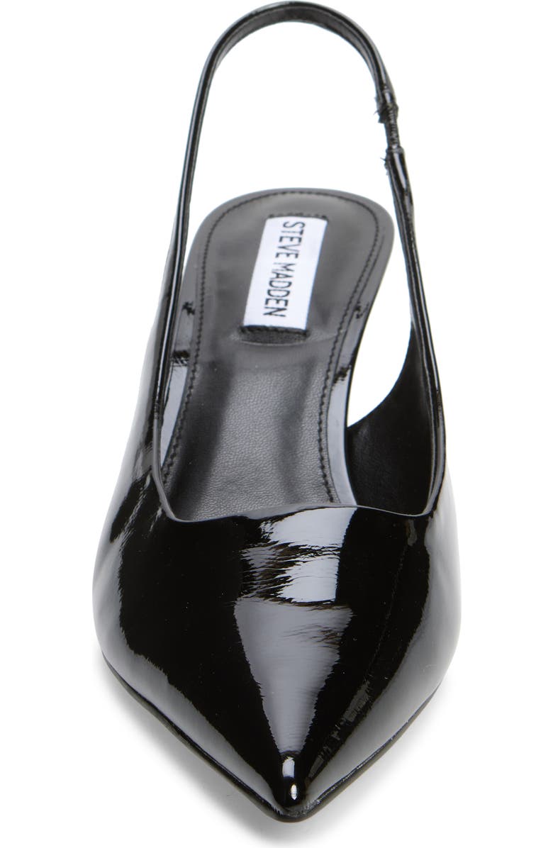 Steve Madden Aliz Slingback Pump, Alternate, color, Black Patent