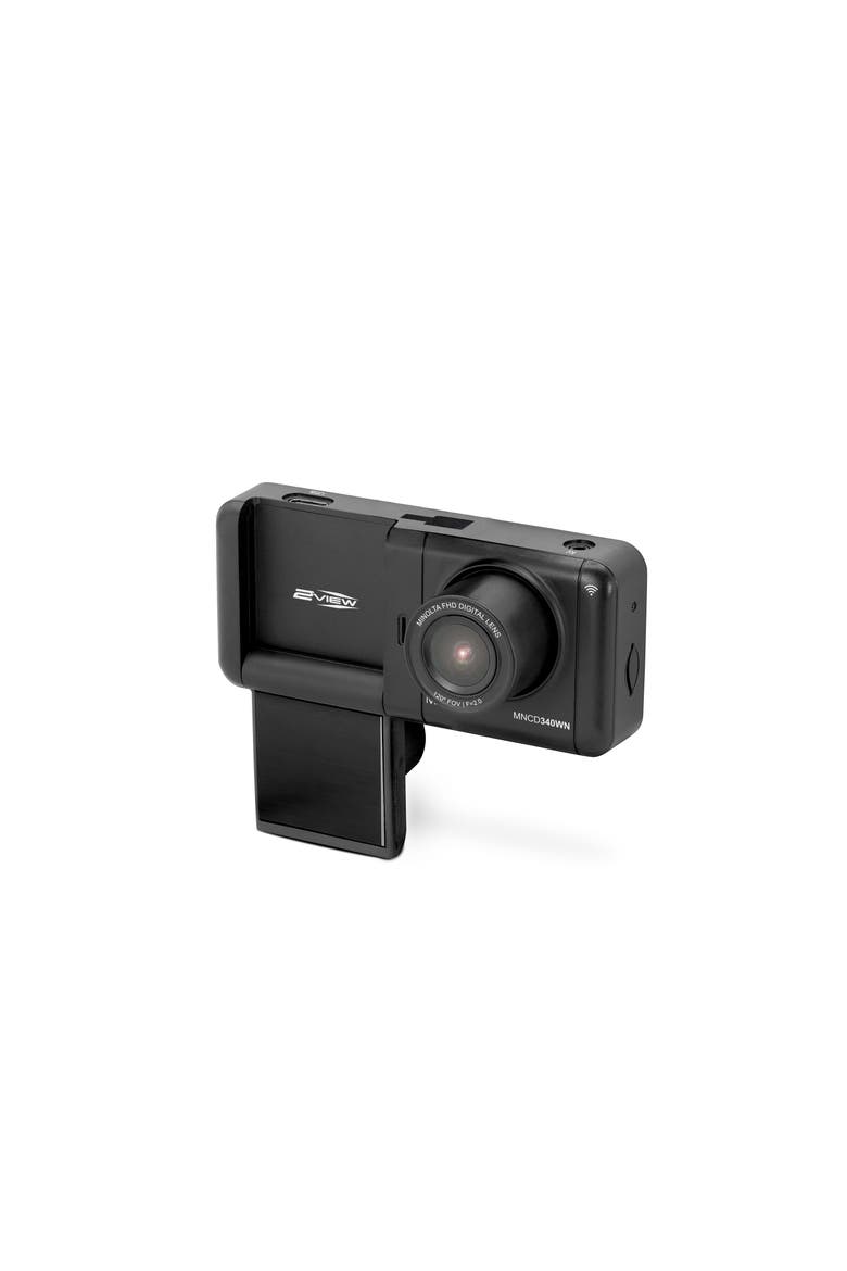 MNCD340WN 2View-2Ch 1080P Dash Cam, Alternate, color, Black