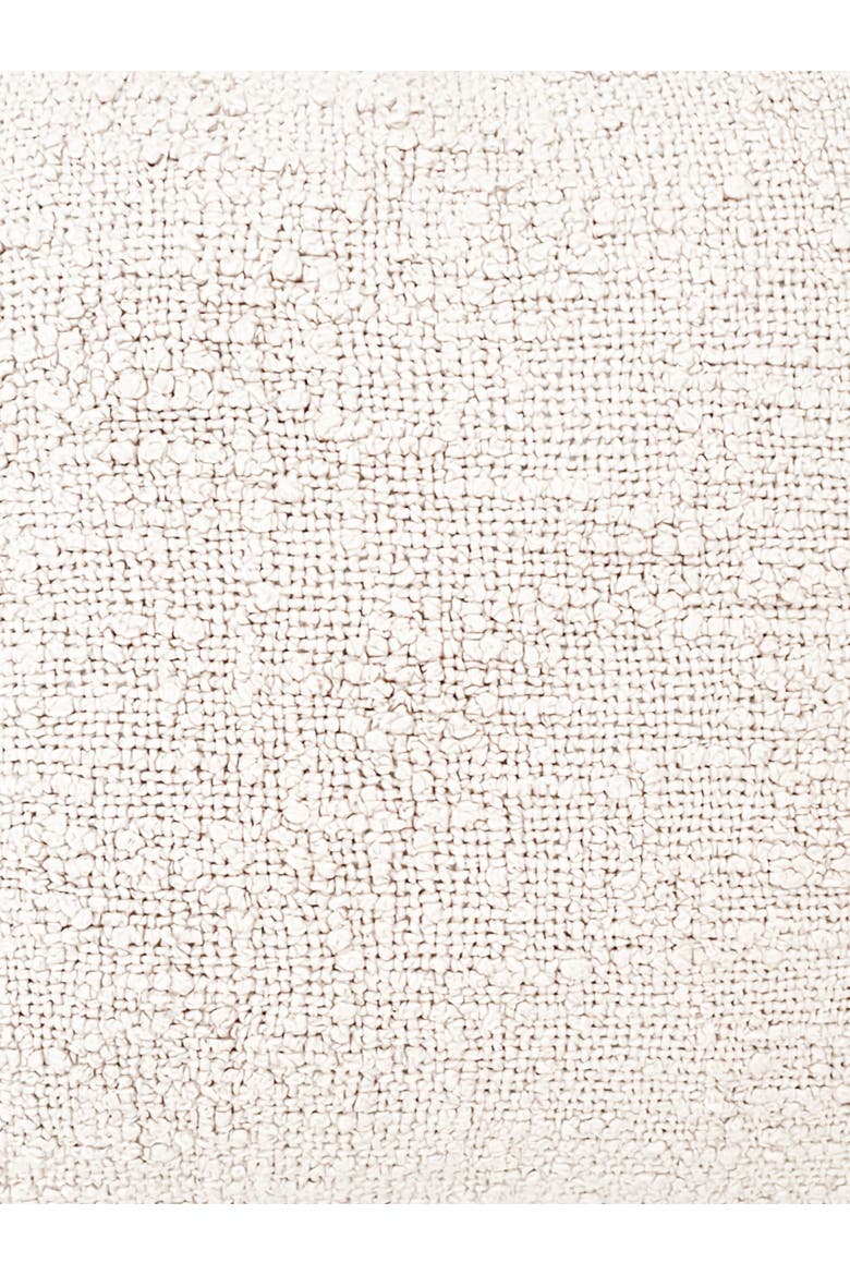 Cozy Cotton Boucle Body Pillow with Down Alternative Insert, Alternate, color, White