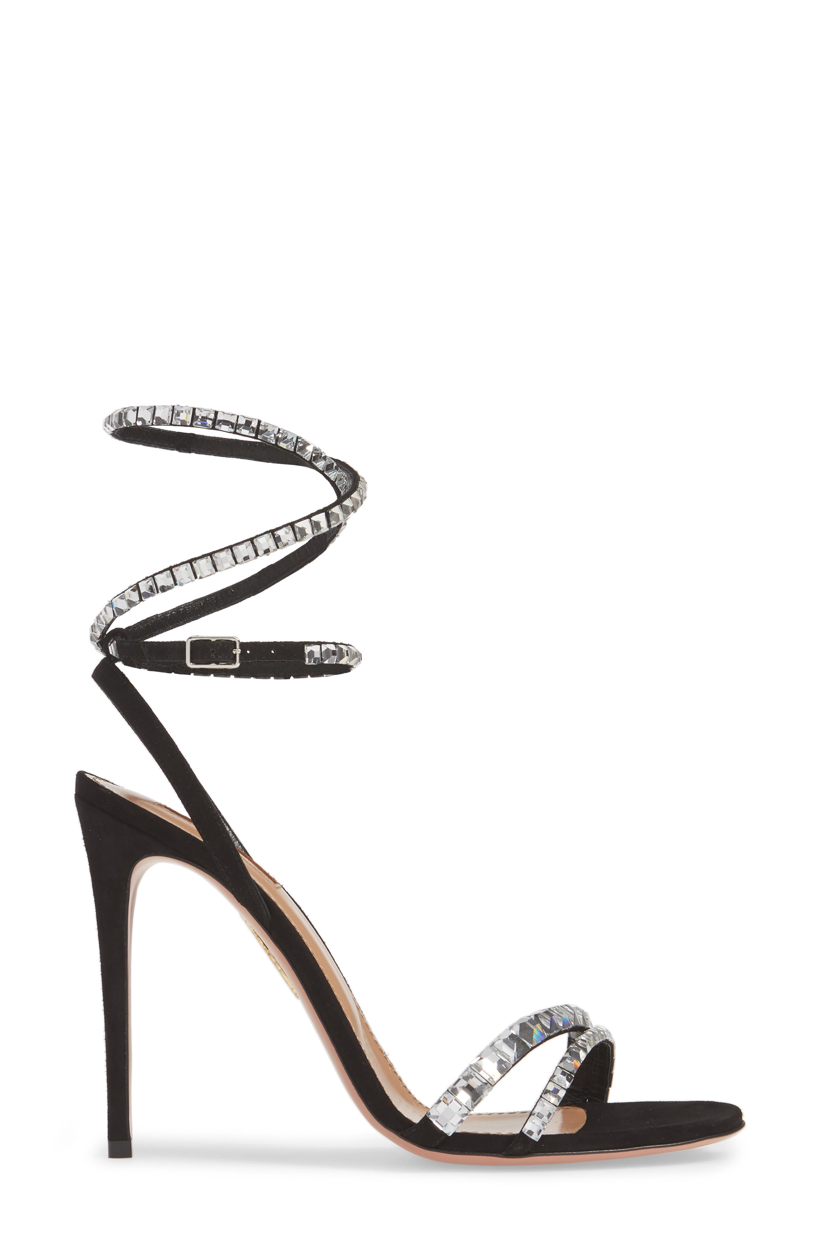 Aquazzura So Vera Ankle Wrap Sandal, Alternate, color, 