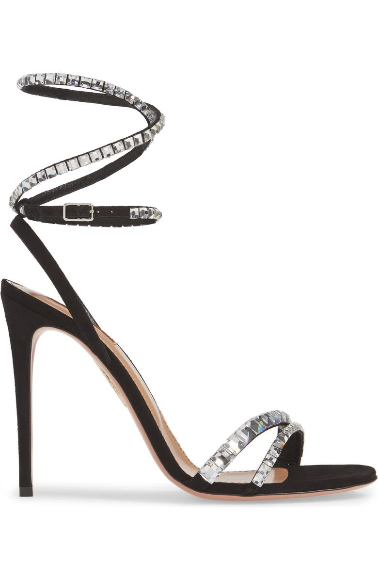 Aquazzura So Vera Ankle Wrap Sandal, Alternate, color,