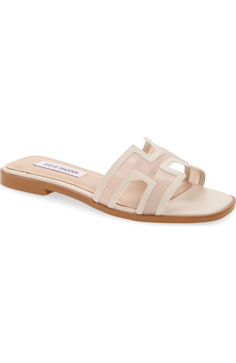 Steve Madden Hadyn Mesh Slide Sandal, Main, color, Bone