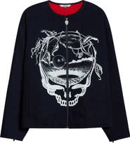 Malbon Golf Grateful Dead Moto Jacket