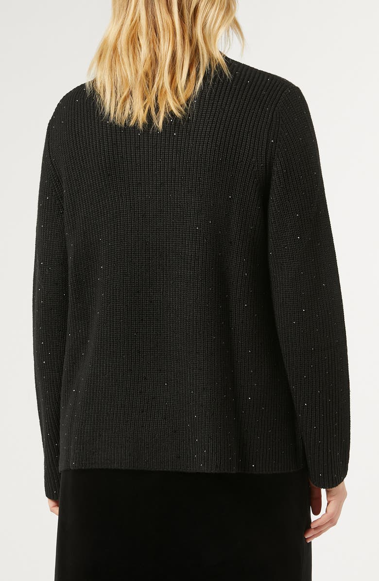 Marina Rinaldi Kastel Rhinestone Detail Virgin Wool Blend Turtleneck Sweater, Alternate, color, 