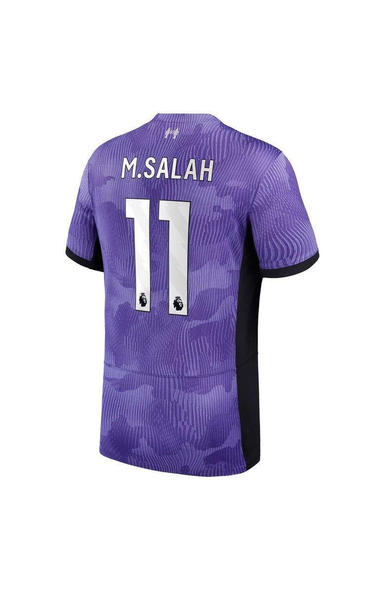 Nike Youth Nike Mohamed Salah Purple Liverpool 2023/24 Third Stadium Replica Player Jersey, Alternate, color, 