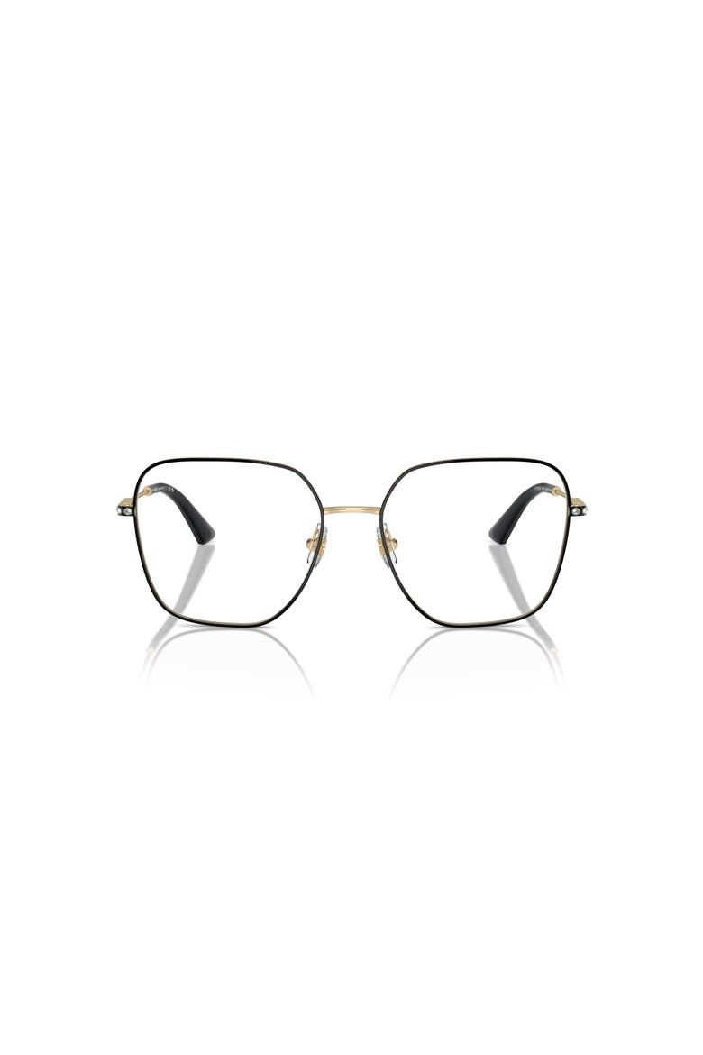 53mm Square optical glasses, Alternate, color, Black