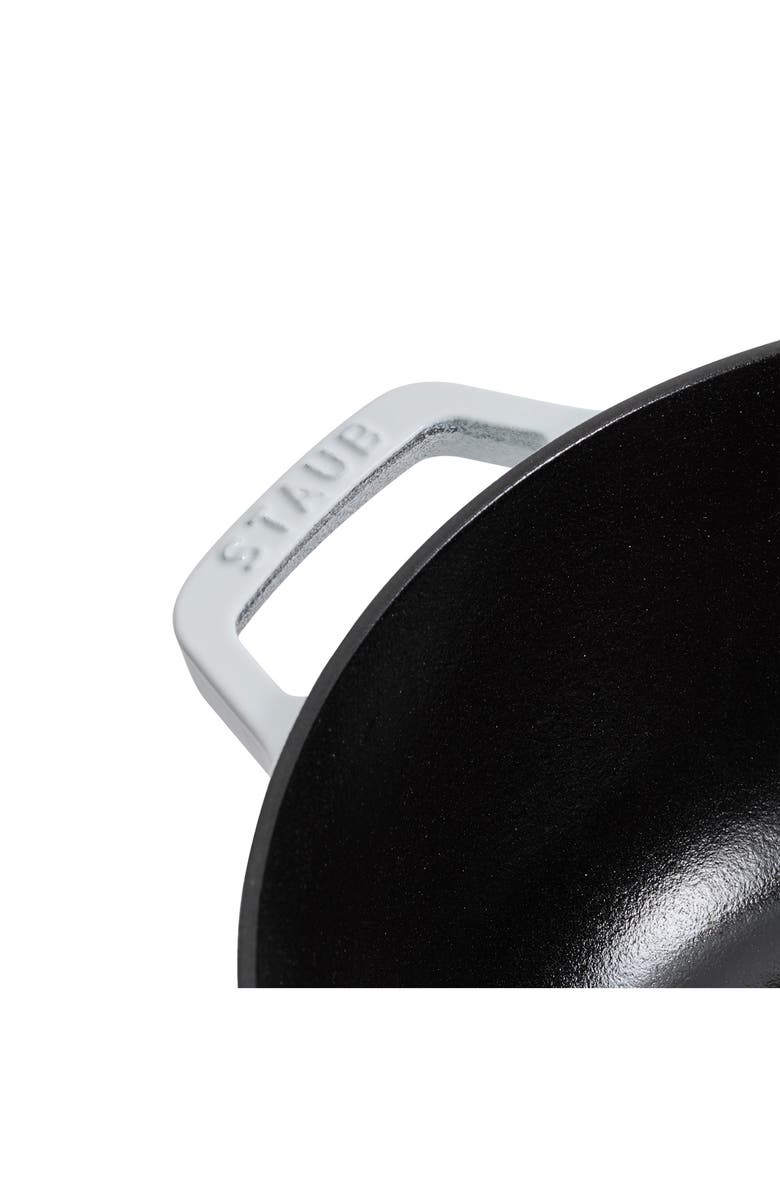 Staub 5-Quart Enameled Cast Iron Cocotte, Alternate, color, White