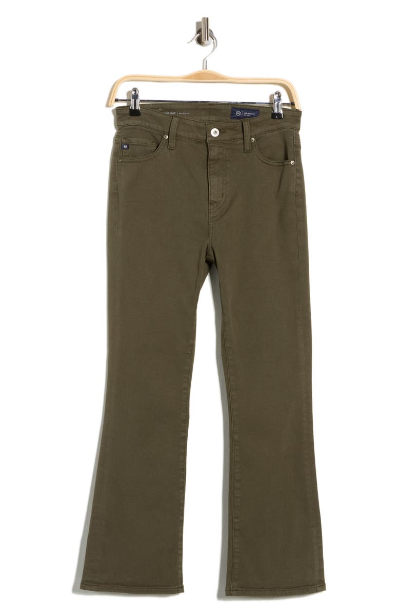 AG Farrah Cropped Bootcut Jeans, Main, color, Shady Moss