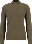 Barbour Avoch Mock Neck Cotton Half Zip Sweater