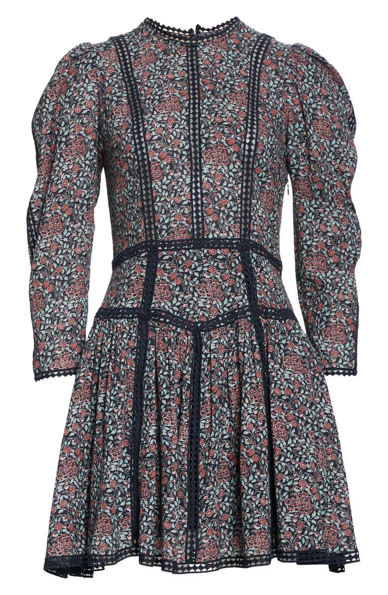 La Vie Rebecca Taylor Lilou Floral Cotton Dress, Alternate, color, 