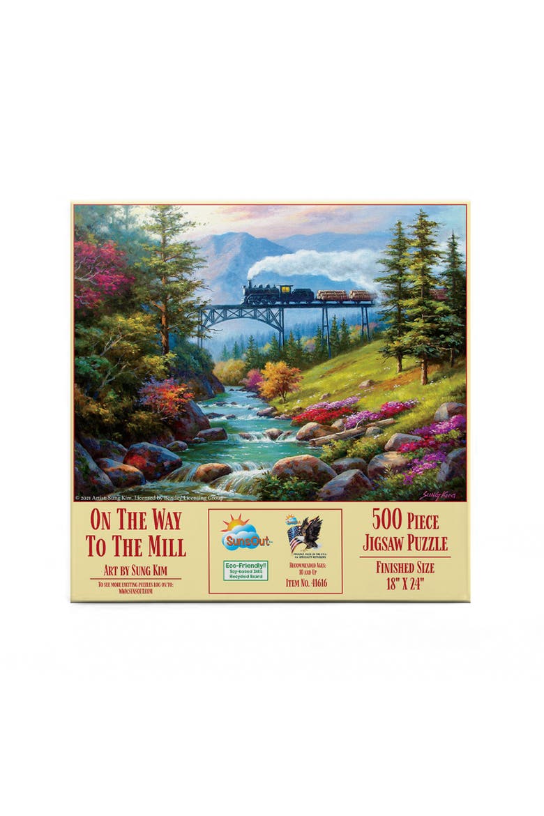 On the Way to the Mill 500 piece Jigsaw Puzzle for Adults, Alternate, color, Multicolor