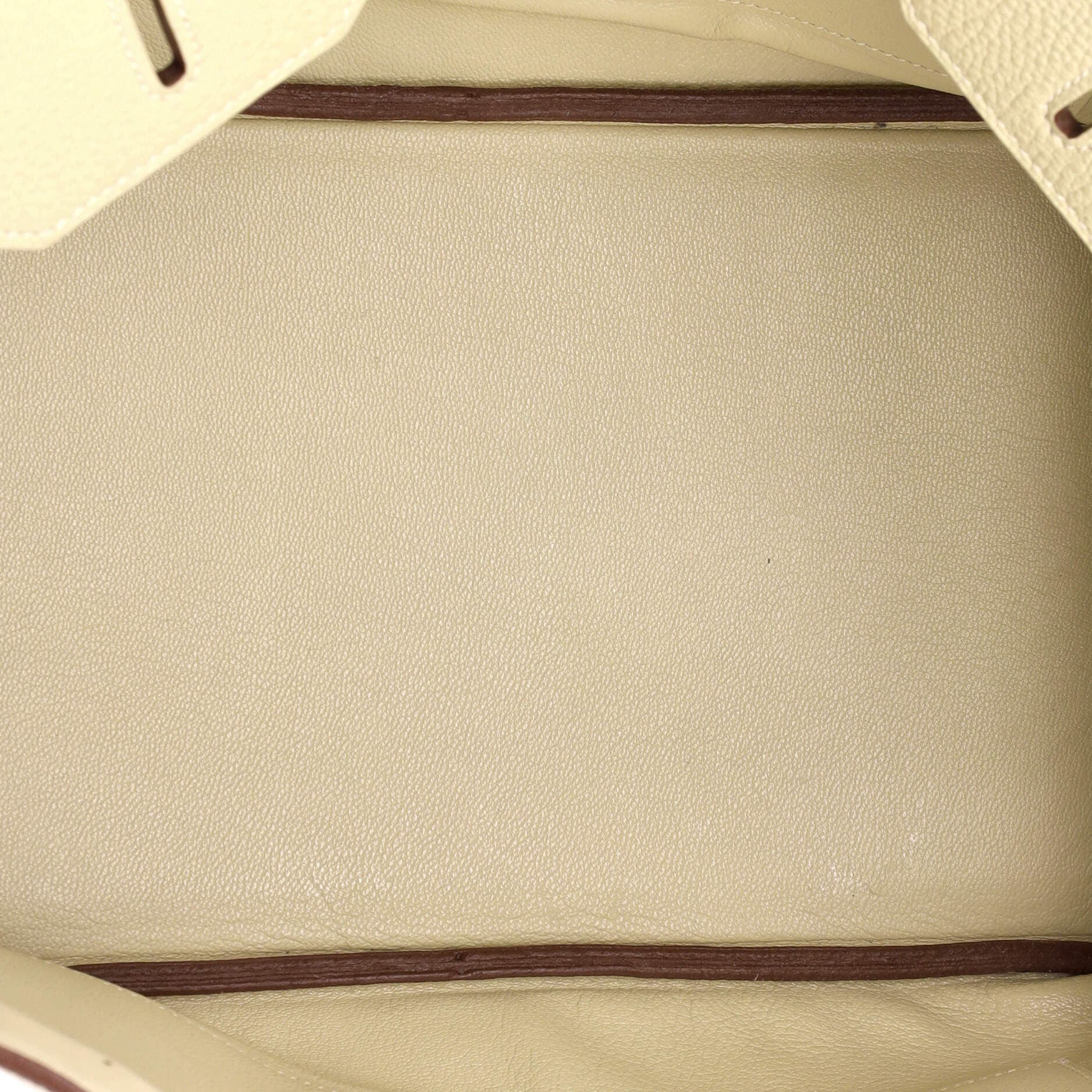 Pre-Owned Hermes Birkin Handbag Light Clemence with Palladium Hardware 35, Alternate, color, 