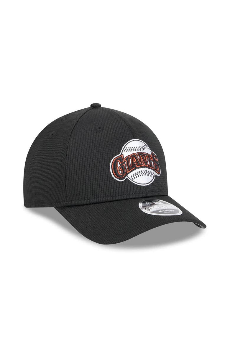 New Era Men's New Era Black San Francisco Giants 2025 Batting Practice 9FORTY M-Crown Adjustable Hat, Alternate, color,