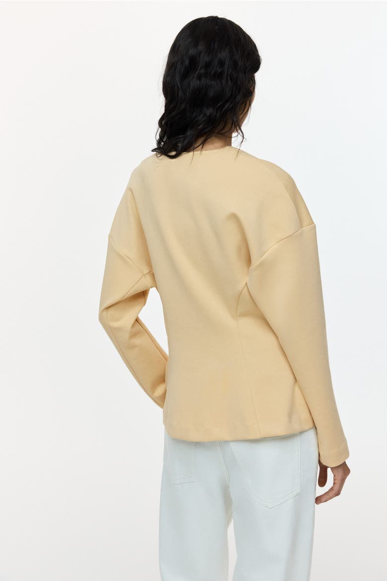 Jersey Jacket, Alternate, color, Beige