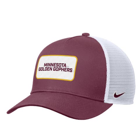 Men's Nike Maroon Minnesota Golden Gophers 2025 On-Field Rise Trucker Performance Adjustable Hat