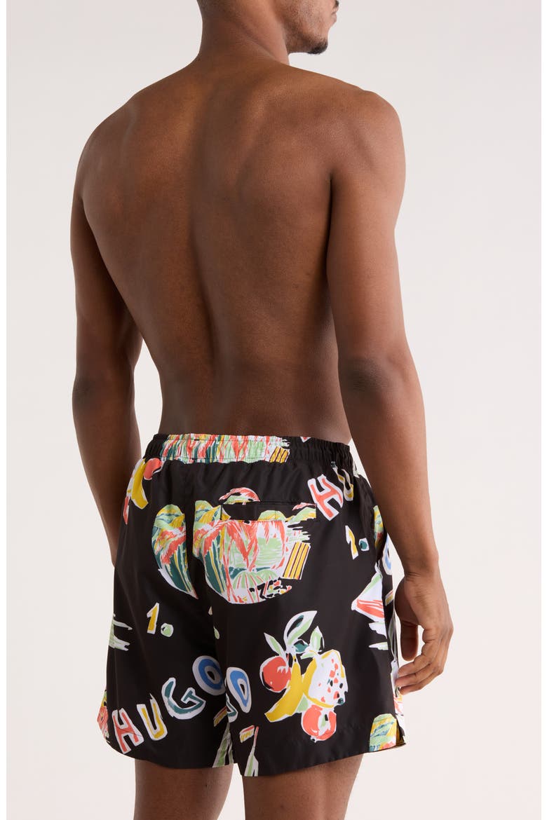 Calala Swim Trunks, Alternate, color, BLACK