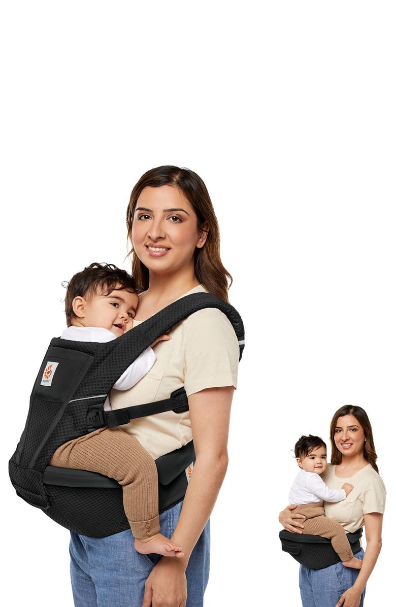 ERGObaby Alta Hip Seat Baby Carrier, Alternate, color, Onyx Black