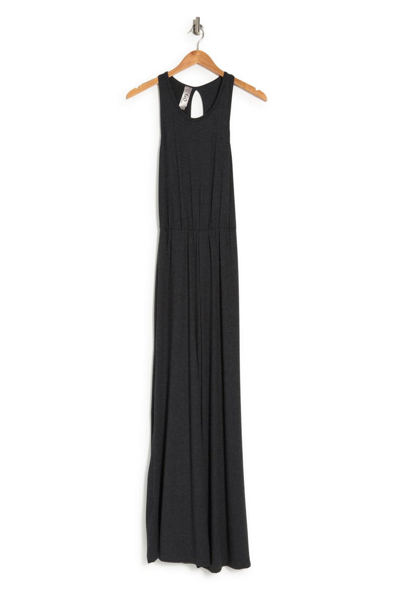 Keyhole Back Jumpsuit, Alternate, color, CHARCOAL