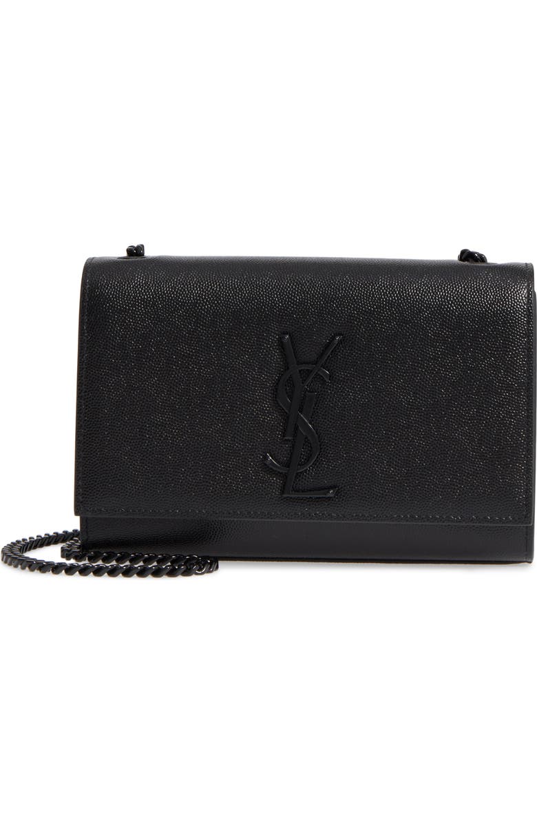 Saint Laurent Small Kate Leather Shoulder Bag, Main, color,