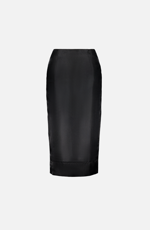 Amari Sheer Organza Midi Skirt