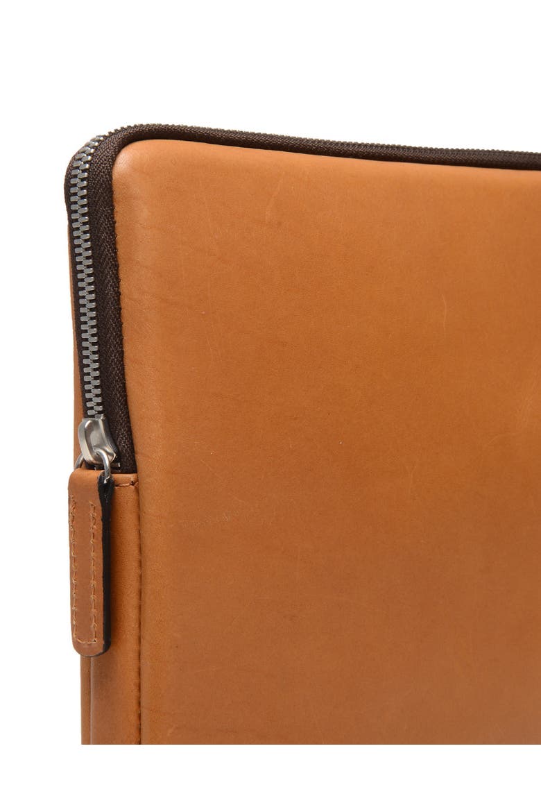 Clifford Leather Laptop Sleeve, Alternate, color, Tan