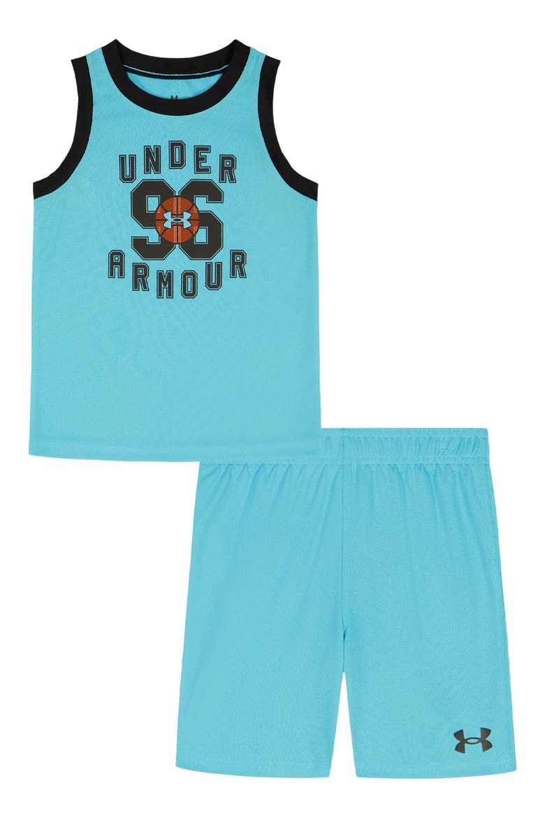Kids' Basketball Jersey & Shorts Set, Main, color, FRESCO BLUE