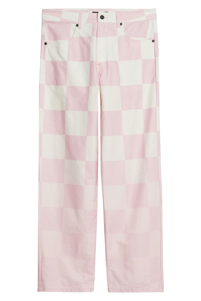 Palermo Milano Checkerboard Pants, Alternate, color, GRATITUDE PINK