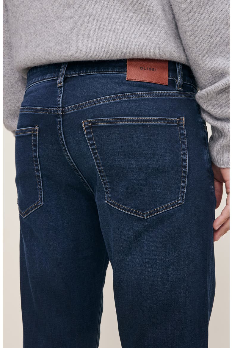 Russell DL Ultimate Knit Slim Straight Jeans, Alternate, color, NEWPORT
