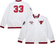 Mitchell & Ness Men's Mitchell & Ness Scottie Pippen White Chicago Bulls NBA Legends Full-Snap Satin Jacket