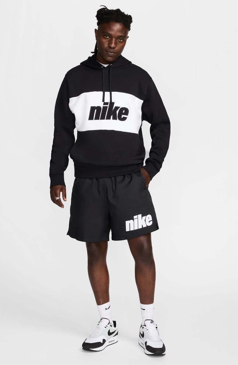 Nike Sportswear Hoodie, Alternate, color, Black/ White